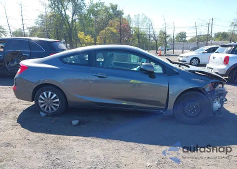 2012 Honda Civic Lx из США, поврежденный, VIN 2HGFG3B54CH514905